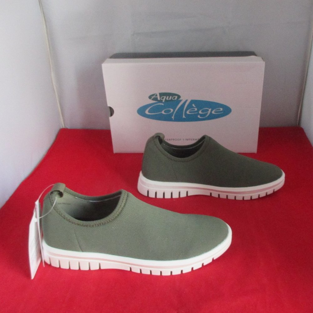 AQUA COLLEGE Felicity Waterproof Slip-On Sneakers  -  #543